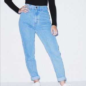 High waisted mom jeans